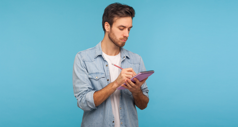 Man on a mobile phone